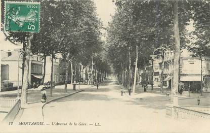 . CPA  FRANCE  45 "  Montargis, L'avenue de la Gare"