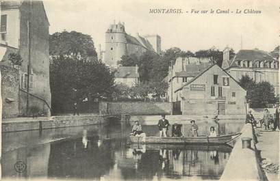 . CPA  FRANCE  45 "  Montargis,  Vue sur le canal, le château"