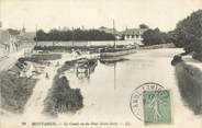 45 Loiret . CPA  FRANCE  45 "  Montargis,  Le canal vu du pont St Roch"