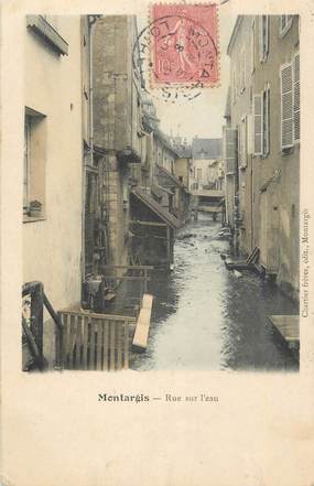 . CPA  FRANCE  45 "  Montargis,  Rue sur l'eau "