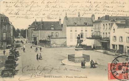 . CPA  FRANCE  45 "  Montargis,  Place Mirabeau"