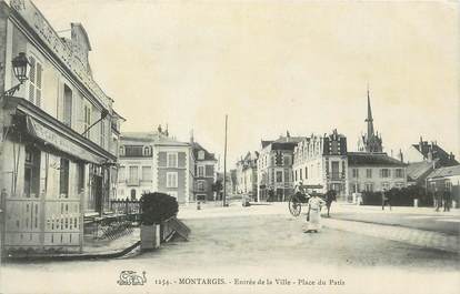 . CPA  FRANCE  45 "  Montargis,  Entrée de la ville, place du Patis"