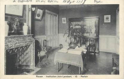 . CPA  FRANCE  76 " Rouen, Institution  Join Lambert, parloir"