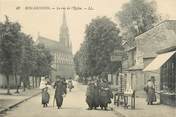 76 Seine Maritime . CPA  FRANCE  76 " Rouen, Rue de l'église, Bon Secours"