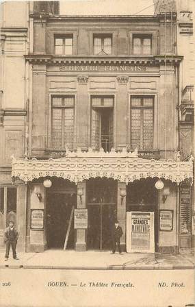 . CPA  FRANCE  76 " Rouen, Le théâtre Français"