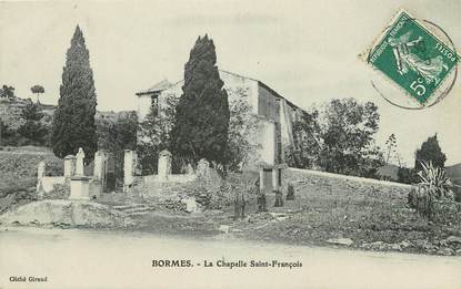 CPA FRANCE 83 "Bormes les Mimosas, la Chapelle Saint François"