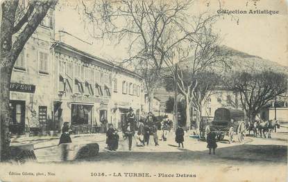 .CPA  FRANCE 06 "La Turbie,  Place Detras"