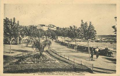 CPA FRANCE 83 "Sainte Maxime sur Mer, La Promenade"