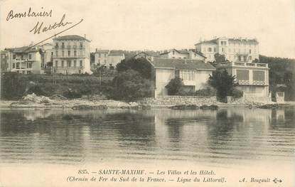 CPA FRANCE 83 "Sainte Maxime, Les Villas et les Hotels"