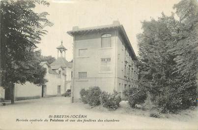 .CPA  FRANCE 44 "St Brévin l'Océan, Arrivée centrale du Pointeau et vue des fenêtres des chambres"