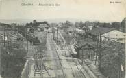 71 SaÔne Et Loire .CPA  FRANCE 71 "Chagny, Ensemble de la gare"/ TRAINS