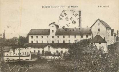 .CPA  FRANCE 71 "Chagny,  Le moulin "
