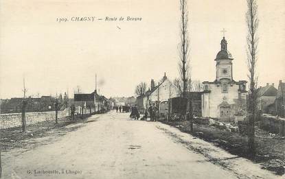.CPA  FRANCE 71 " Chagny,  Route de Beaune"
