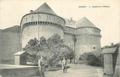 .CPA  FRANCE 29 "Brest, Entrée du château"