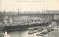 .CPA  FRANCE 29 "Brest, Le grand pont, sortie d'un croiseur"