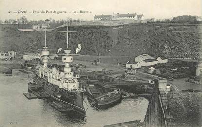 .CPA  FRANCE 29 "Brest, Fond du port de guerre, le Bruix"