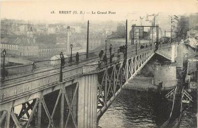 .CPA  FRANCE 29 "Brest, Le grand pont"