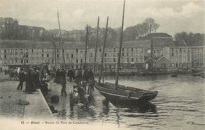 .CPA  FRANCE 29 "Brest, Bassin du port de commerce"