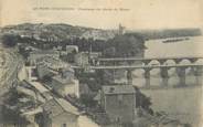 84 Vaucluse .CPA  FRANCE 84 " Avignon, Le pont, Panorama des bords du Rhône"