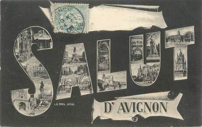 .CPA  FRANCE 84 " Avignon,   Vues  "