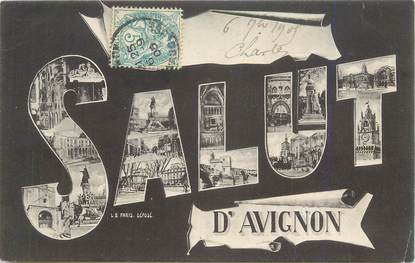.CPA  FRANCE 84 " Avignon, Vues.." 
