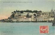 84 Vaucluse .CPA  FRANCE 84 "  Avignon,   Le rocher des Doms et les Quais de la Ligne"
