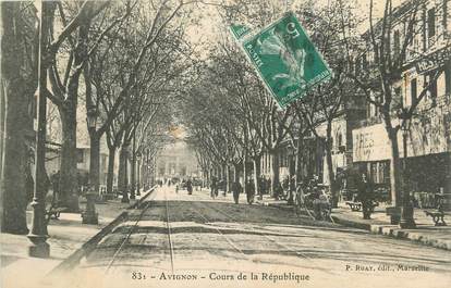.CPA  FRANCE 84 "  Avignon, Cours de la République ..."