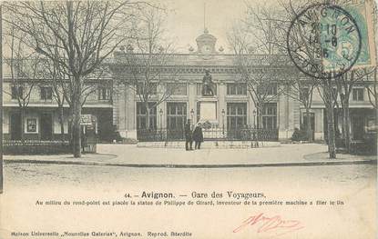 .CPA  FRANCE 84 "  Avignon, Gare des Voyageurs"