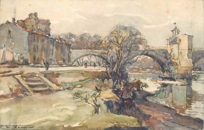 .CPA  FRANCE 84 "  Avignon, Le pont "