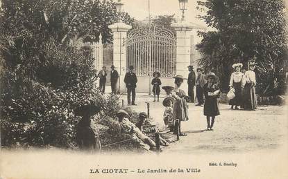 .CPA FRANCE 13 "La Ciotat, Le jardin de ville"