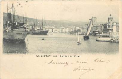 .CPA FRANCE 13 "La Ciotat,  Entrée du port " 