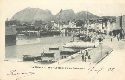 .CPA FRANCE 13 "La Ciotat,  Le quai de la Consigne"