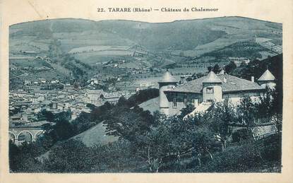 .CPA   FRANCE 69 "Tarare, Château de Chalamour"