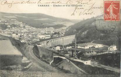 .CPA   FRANCE 69 "Tarare, Viaduc et vue générale"