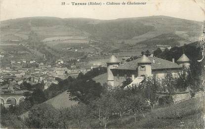 .CPA   FRANCE 69 " Tarare, Château de Chalamour"