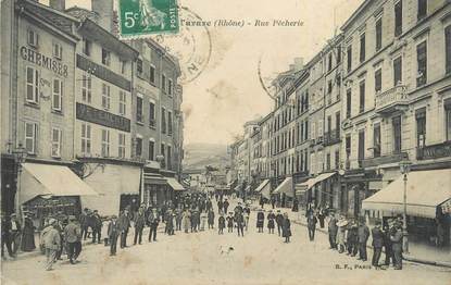 .CPA   FRANCE 69 " Tarare, Rue Pêcherie"