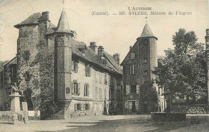 . CPA   FRANCE 15 "  Salers,  Maison de Flogeac"