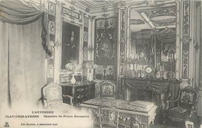 . CPA   FRANCE 15 "  Clavières Ayrens, Chambre du Prince Bonaparte"
