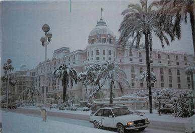 CPM FRANCE 06 "Nice, sous la neige en 1985, Hotel Negresco"