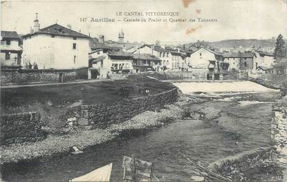 . CPA FRANCE 15 "Aurillac, Cascade du Pradet et Quartier des Tanneurs"
