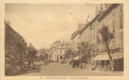 . CPA FRANCE 15 "Aurillac, Avenue Gambetta"