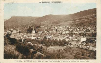 . CPA  FRANCE 15 "Massiac, Vue générale prise de la route de St Flour"