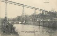 15 Cantal . CPA  FRANCE 15 "Ribeyrès, Le pont, les rives der la Cère"