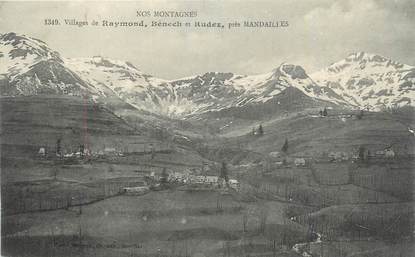 . CPA  FRANCE 15 "Près de Mandailles, Villages de Raymond, Bénech et Rudez"