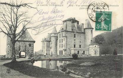 . CPA  FRANCE 15 "Pohminhac, Le château de Pesteils, 