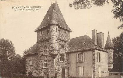 . CPA  FRANCE 15 "St  Martin Valmeroux, Château de Montjoly"