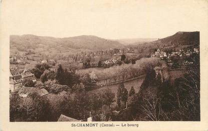 . CPA  FRANCE 15  "St Chamont, Le bourg"