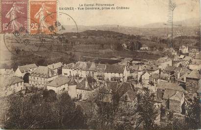 . CPA  FRANCE 15  "Saignes, Vue Générale"