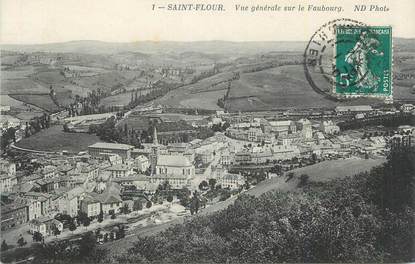 . CPA  FRANCE 15  "St Flour, Vue générale sur le faubourg"