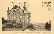 15 Cantal . CPA  FRANCE 15  "Près d'Antignac, Le château de Couzan"